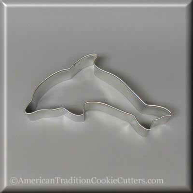 4.5" Dolphin Metal Cookie Cutter NA6009